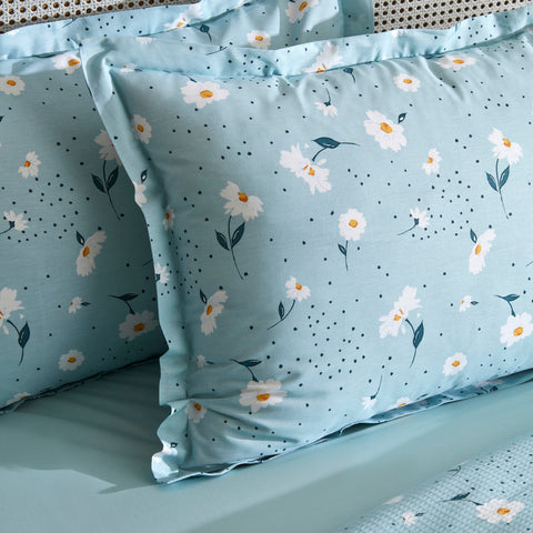 Karaca Home Daisy 100% Katoen Dubbel Piqué Set Mint