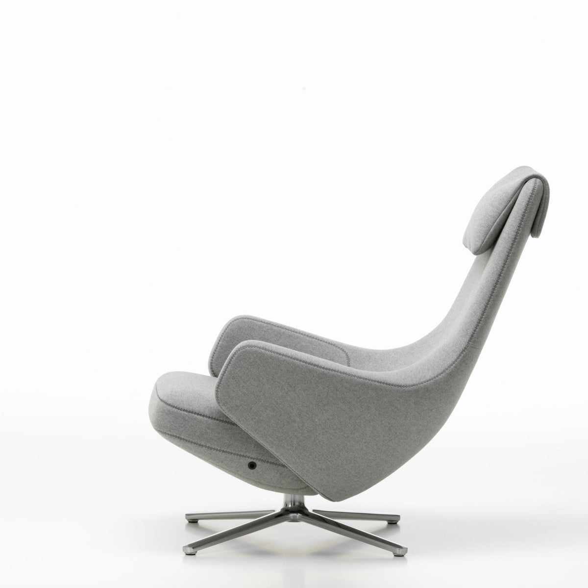 Vitra Repos Loungesessel drehbar hoher Sessel einzeln Synchronmechanik