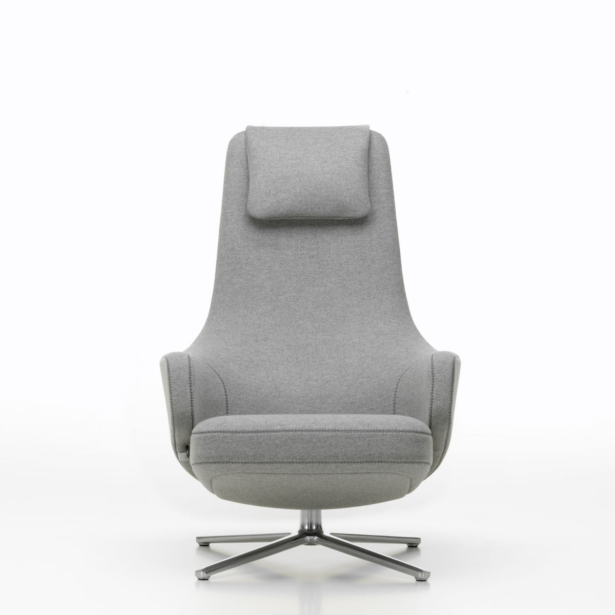 Vitra Repos Loungesessel drehbar hoher Sessel einzeln Synchronmechanik