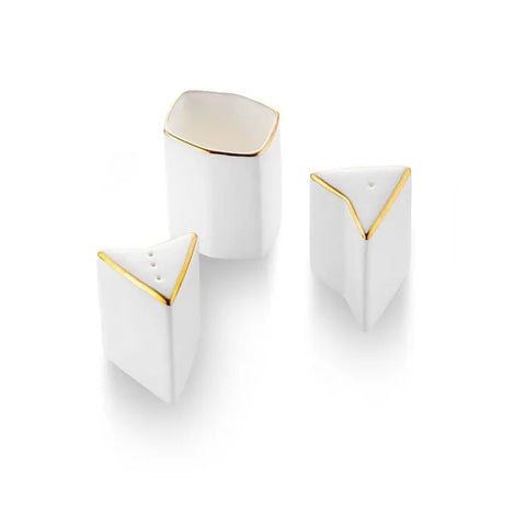 Jumbo Fold Gold 58-delig vierkant servies voor 12 personen