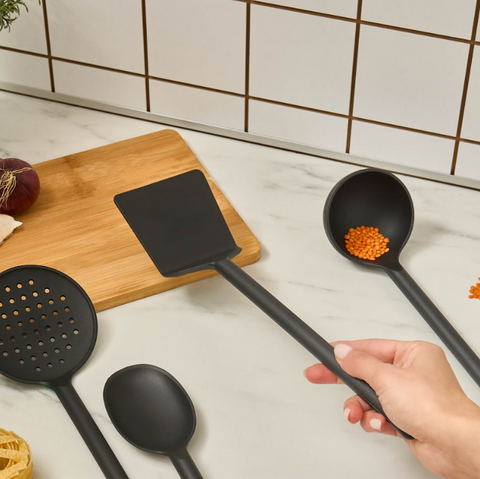 Karaca Simple 5-delige Keukengerei Set, Zwart