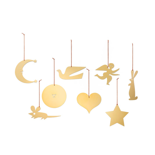 Vitra Girard Ornamente Dekoanhänger gold