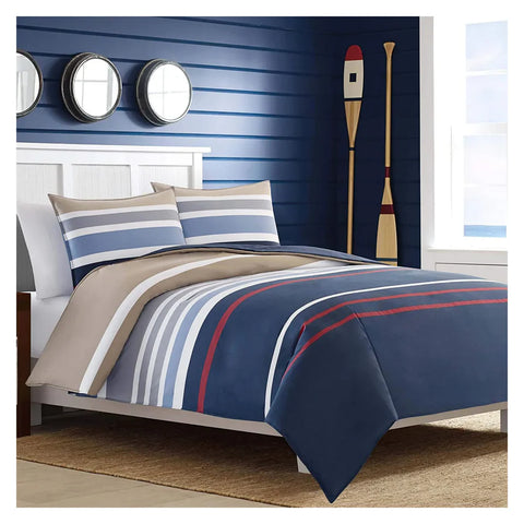 Karaca Home Nautica bradford eenpersoons dekbedovertrekset