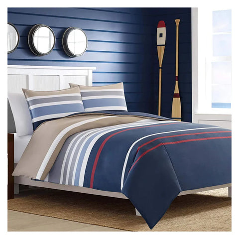 Nautica Bradford Dekbedovertrekset Eenpersoons, 135x200, 80x80