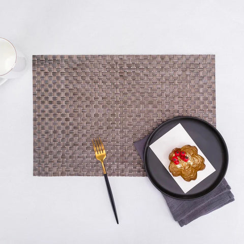 Karaca Home Baldwin Bronze Set of 2 Placemat Set