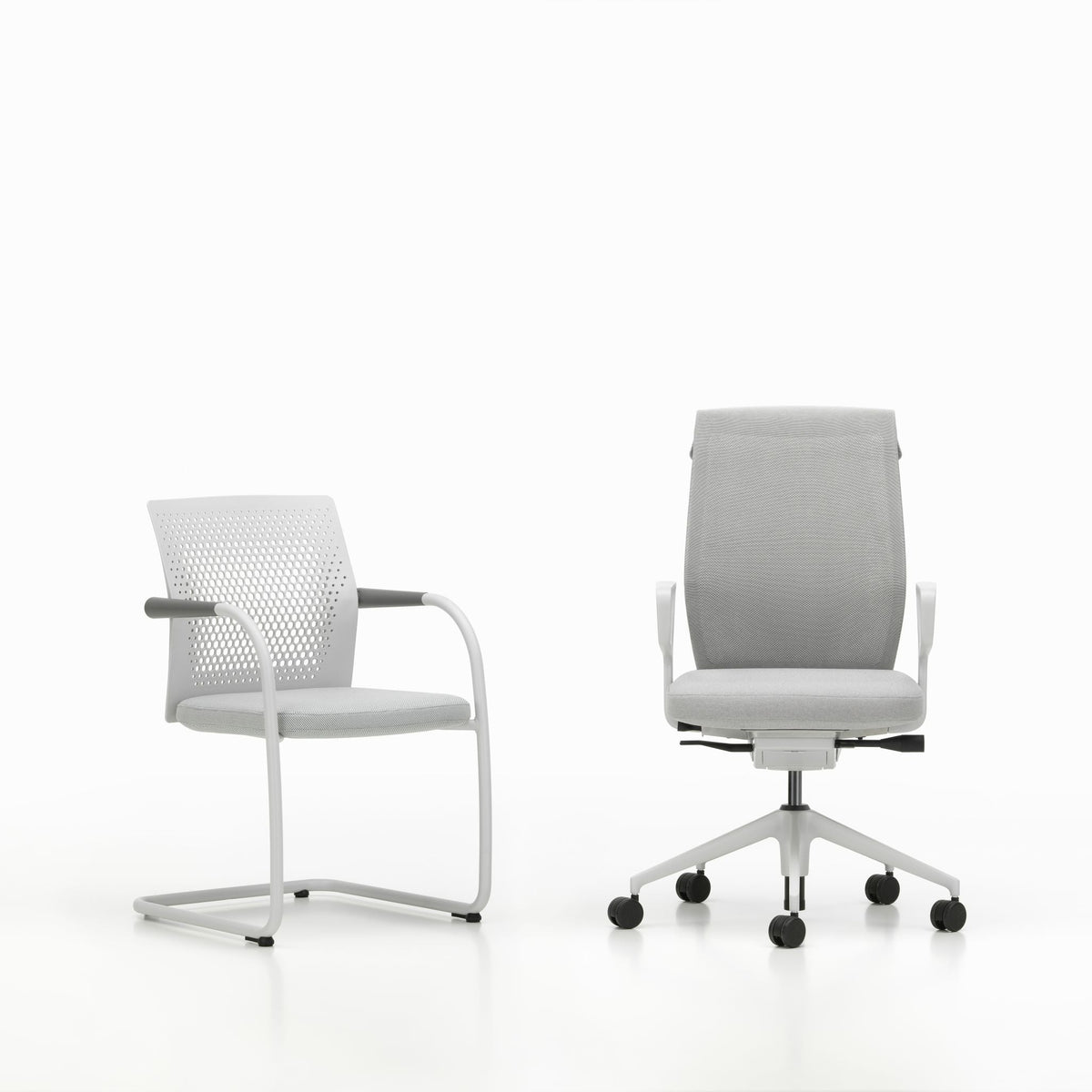 Vitra ID Cloud Bürostuhl Rücken Duo Knit Sitzbezug Laser RE
