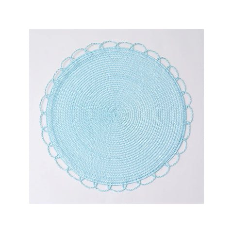 SERA WOVEN 2'Lİ AMERİKAN SERVİS 38CM MAVİ