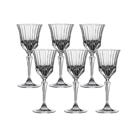 Rcr Adagio Bekerglas, 6-Delig