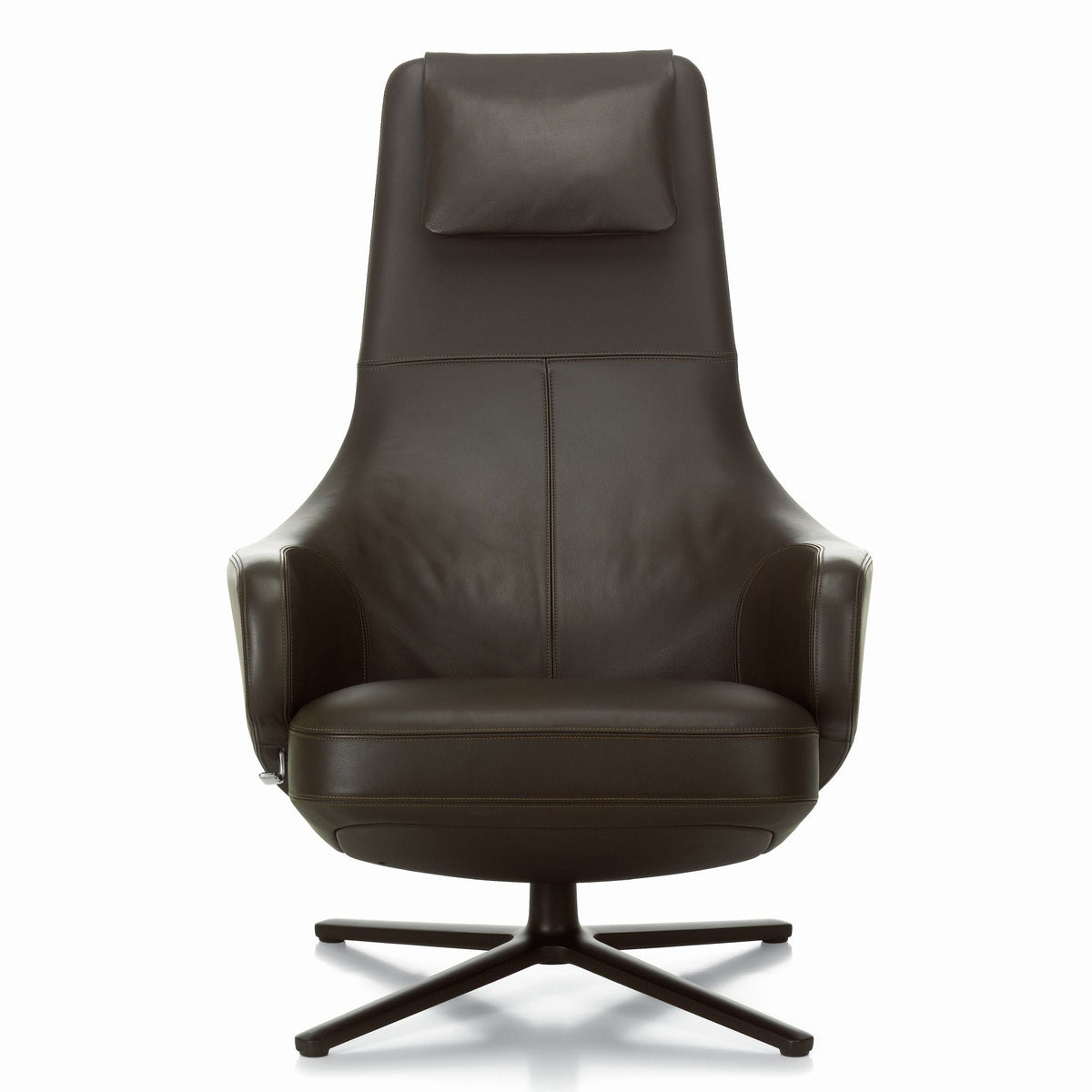 Vitra Repos Loungesessel drehbar hoher Sessel einzeln Synchronmechanik
