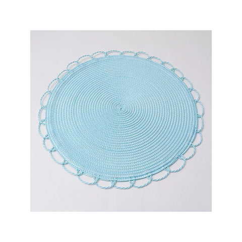 SERA WOVEN 2'Lİ AMERİKAN SERVİS 38CM MAVİ
