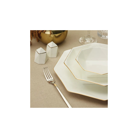 Karaca Fine Pearl Quartz Gold 62-delig tafelservies voor 12 personen