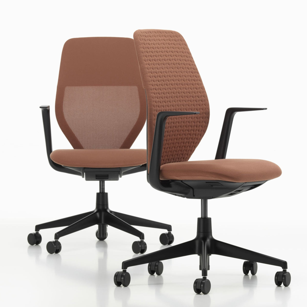 Vitra ACX Mesh Bürostuhl Sitz gepolstert Grid Knit Rücken Netz Knitted Mesh