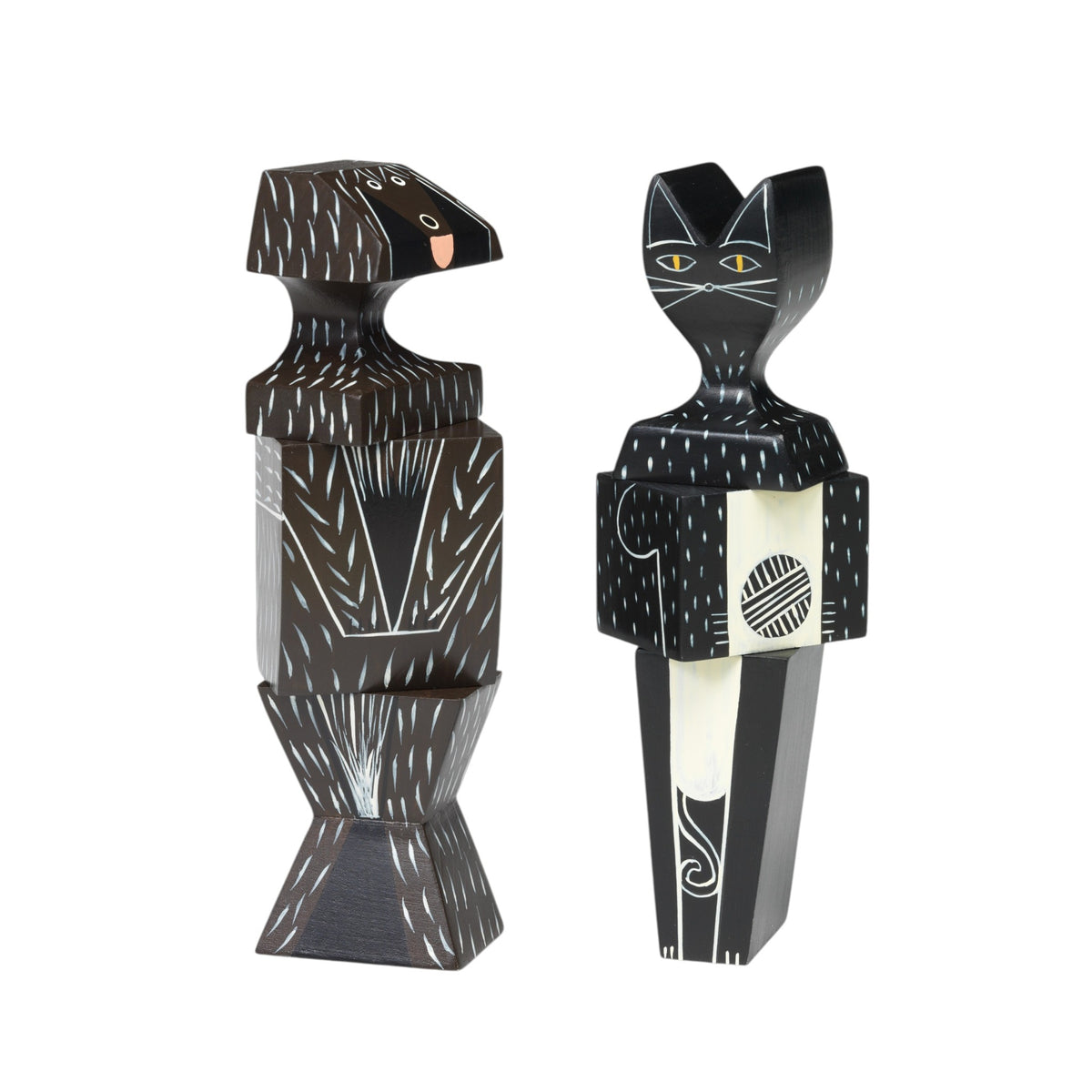 Vitra Wooden Dolls Cat exklusive limitierte Holzfigur handbemalt