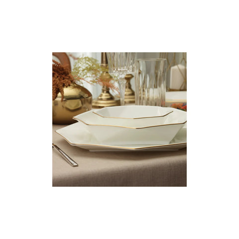Karaca Fine Pearl Quartz Gold 62-delig tafelservies voor 12 personen