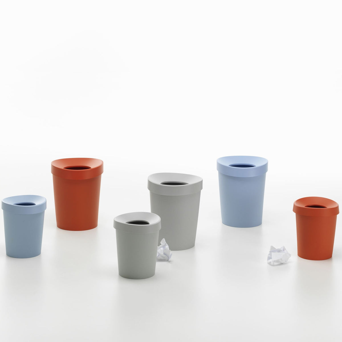 Vitra Happy Bin L Papierkorb groß rund mit abnehmbarem Ring