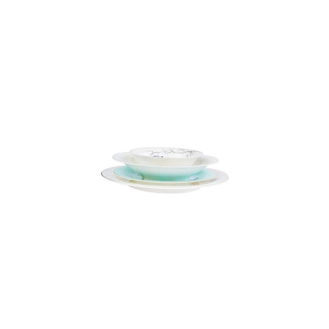Karaca Fine Pearl Grace Mint - 58-delige parelserviesset voor 12 personen