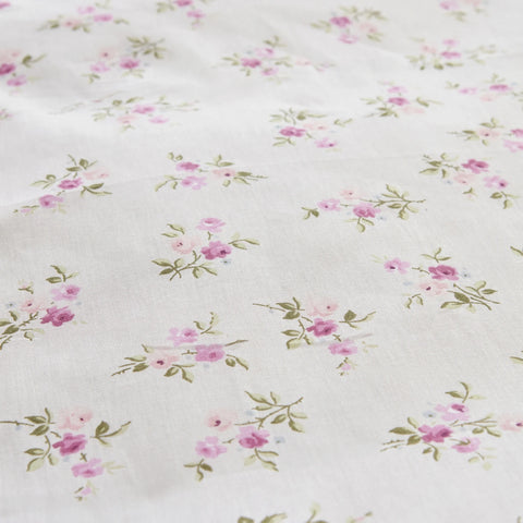Karaca Home Glen pink 100% cotton single duvet cover set