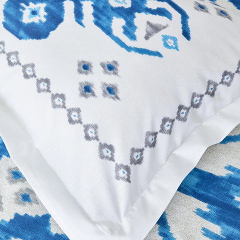 Karaca Home Neos Blauw 100% Katoenen Eenpersoons Dekbedovertrek Set