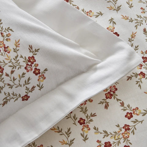 Karaca Home Mizu 100% Cotton Double Bed Duvet Set with Free Throw Blanket