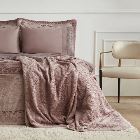 Karaca Home Valeria Queen 8-delige Trouwt Set Rozenkleur