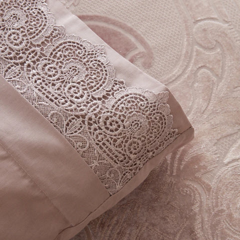 Karaca Home Valeria Queen 8-delige Trouwt Set Rozenkleur