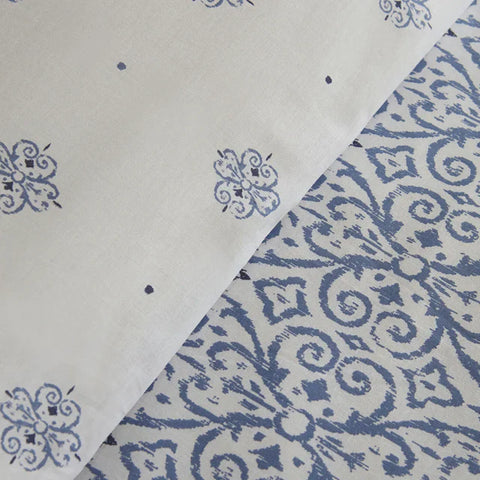 Karaca Marino Dekbedovertrekset van 100% Turks Katoen, Tweepersoons, Blauw