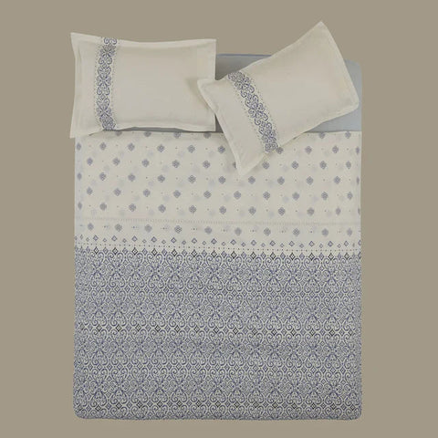 Karaca Marino Dekbedovertrekset van 100% Turks Katoen, Tweepersoons, Blauw