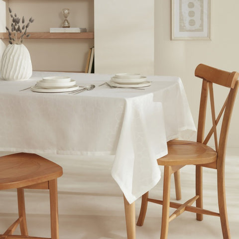 Karaca Home Pebble Tafelkleed Wit 140x200 cm