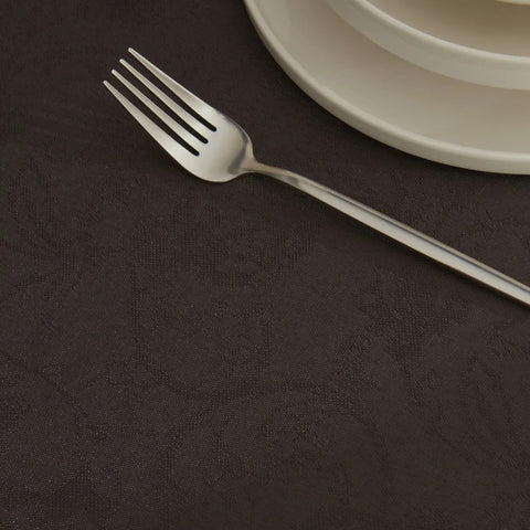 Karaca Home Elizabeth Tablecloth Anthracite, 140 x 200 cm
