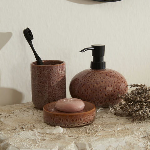 Karaca Home Olivia 3-delige badkameraccessoireset