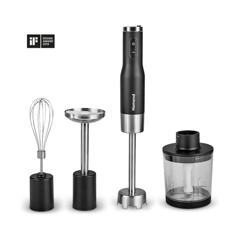Homend Artfood 1925h Staafmixer Set Zwart