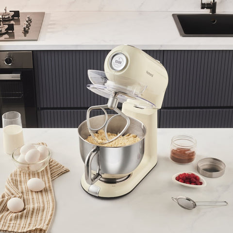 Homend Vintage Profashion 3027H Cast Stand Mixer Cream 1500W 5.5L
 