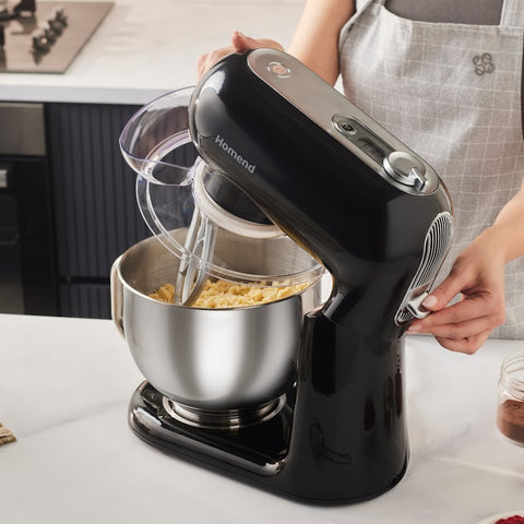 Homend Vintage Profashion 3027H Cast Stand Mixer Black 1500W 5.5L
 