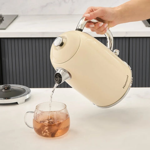 Homend Vintage Heatrow 1627H Waterkoker 2200W Creme