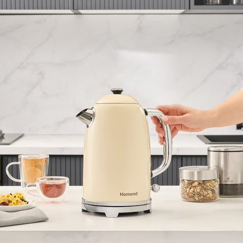Homend Vintage Heatrow 1627H Waterkoker 2200W Creme