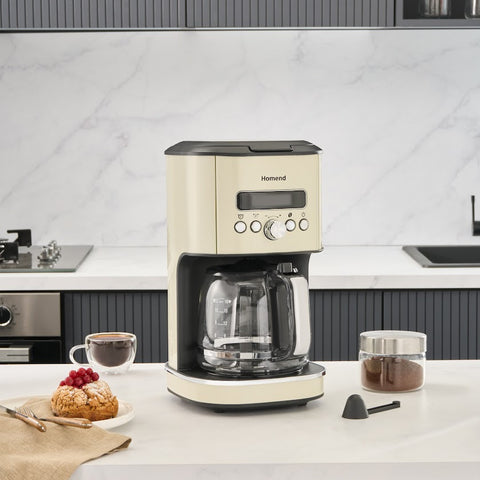 Homend Vintage Coffeebreak 5027H Filter Coffee Machine Cream
 