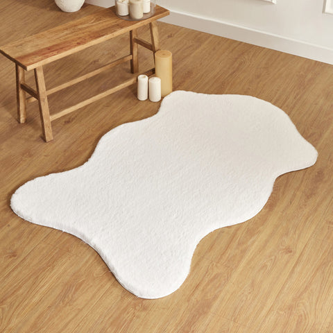 Kaşmir Halı 7/24 Cosy Premium, White, 70x100 cm