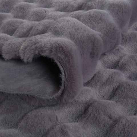 Kashmir Tapijt 7/24 Cosy Premium Bubble Antraciet 80x150 cm