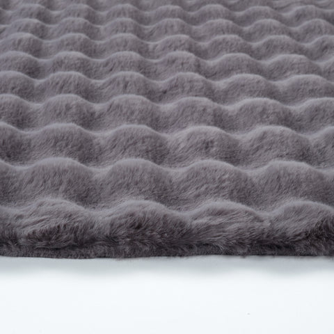 Kashmir Tapijt 7/24 Cosy Premium Bubble Antraciet 80x150 cm