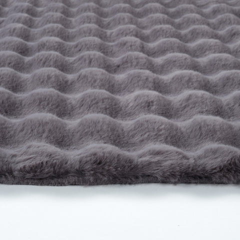 Kashmir Tapijt 7/24 Cosy Premium Bubble Antraciet 120x180 cm