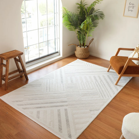 Kashmir Tapijt 7/24 Elegante Lumina Grijs 80x150 cm