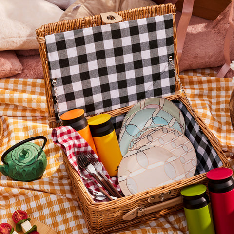 Karaca Wicker Rieten Picknickmand