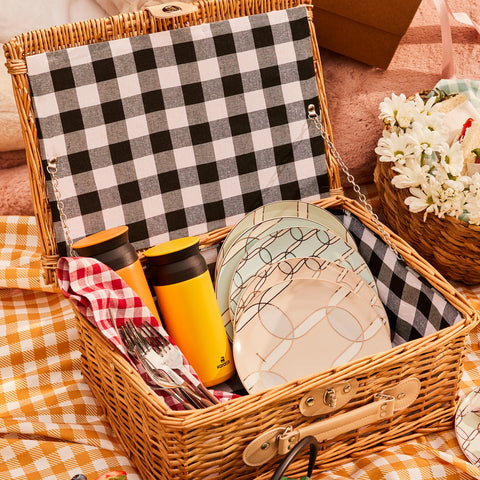 Karaca Wicker Rieten Picknickmand