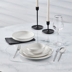 Karaca Streamline New Saturn V2 Platin Serviesset voor 6 Personen, 24-delig
