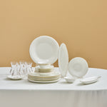 Karaca Fine Pearl New Fame Ontbijtset voor 6 Personen, 26 Delig – Goud