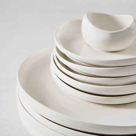 Karaca Bone China Olla 28-delige serveerset voor 6 personen, Wit
