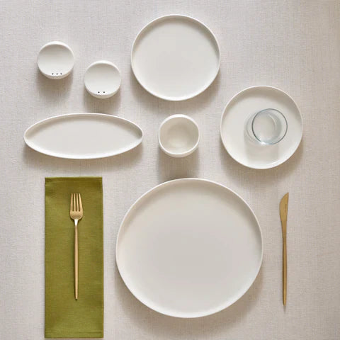 Karaca Bone China Olla 28-delige serveerset voor 6 personen, Wit