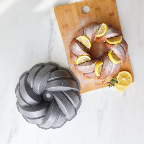 Karaca Cake Pro Gietaluminium Cakevorm Gevlochten Antraciet 26 cm