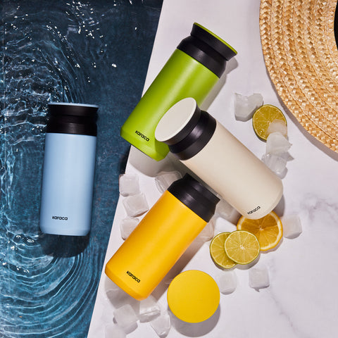Karaca Rainbow Stainless Steel Leak-Proof Thermos 350 ml Cream
 