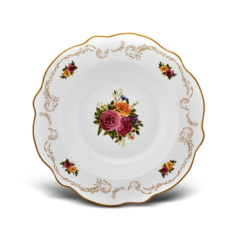 Karaca Antique Porcelain 24-Piece 6-Person Dinner Set